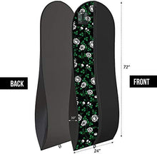 Load image into Gallery viewer, Your Bags Women's Gown Garment Bag - Wedding Prom Dresses - 72"x24", 10" Gusset (Black & Fuchsia Quatrefoil)