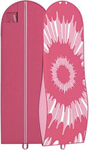 Load image into Gallery viewer, Your Bags Women's Gown Garment Bag - Wedding Prom Dresses - 72"x24", 10" Gusset (Black & Fuchsia Quatrefoil)