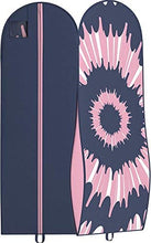 Load image into Gallery viewer, Your Bags Women's Gown Garment Bag - Wedding Prom Dresses - 72"x24", 10" Gusset (Black & Fuchsia Quatrefoil)
