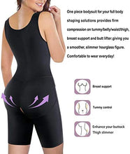 Load image into Gallery viewer, Snatched Tummy Control Shapewear Hi-waist Thigh Slimmer Full Body Shaper Open Bust
