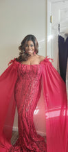 Load image into Gallery viewer, New Red Sequin Gown
