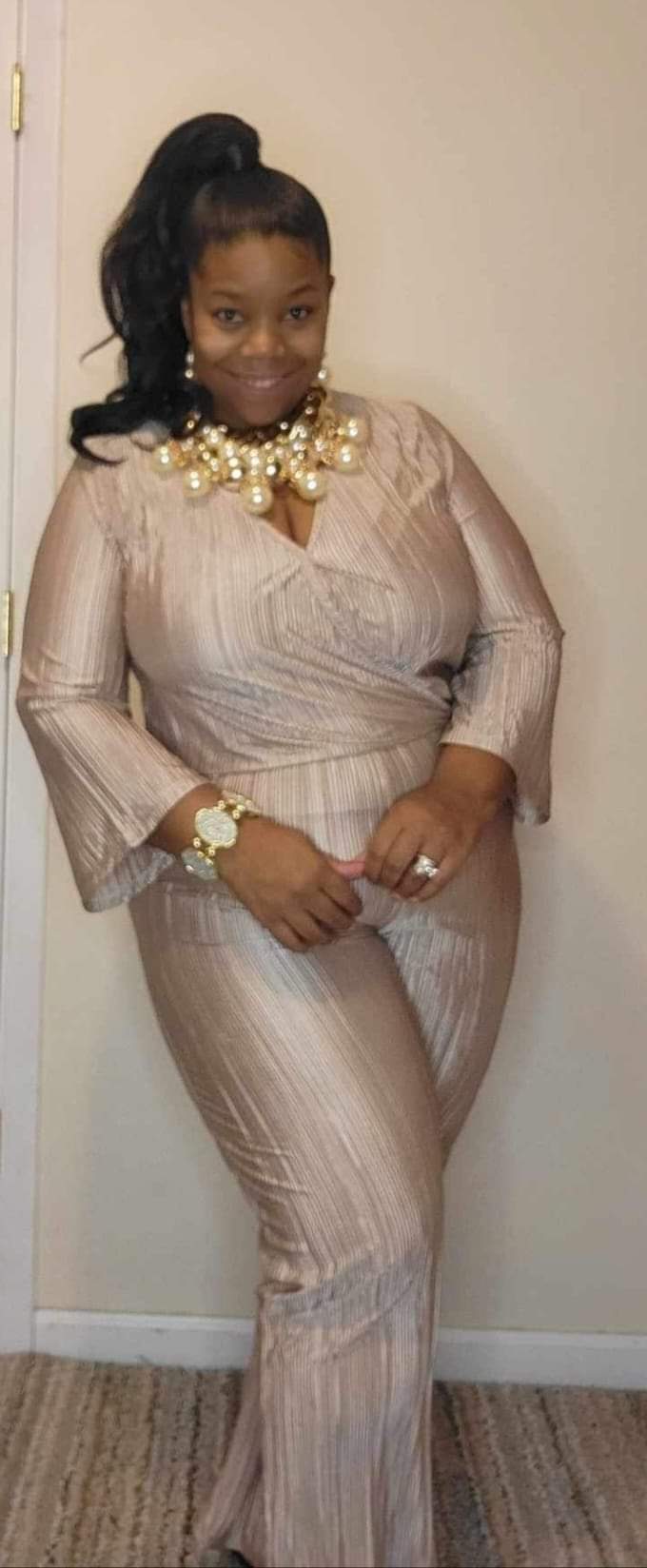 Used Pleated Jumpsuit