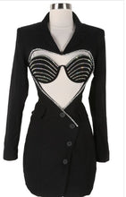 Load image into Gallery viewer, Pink Heart  Embellished Dress
