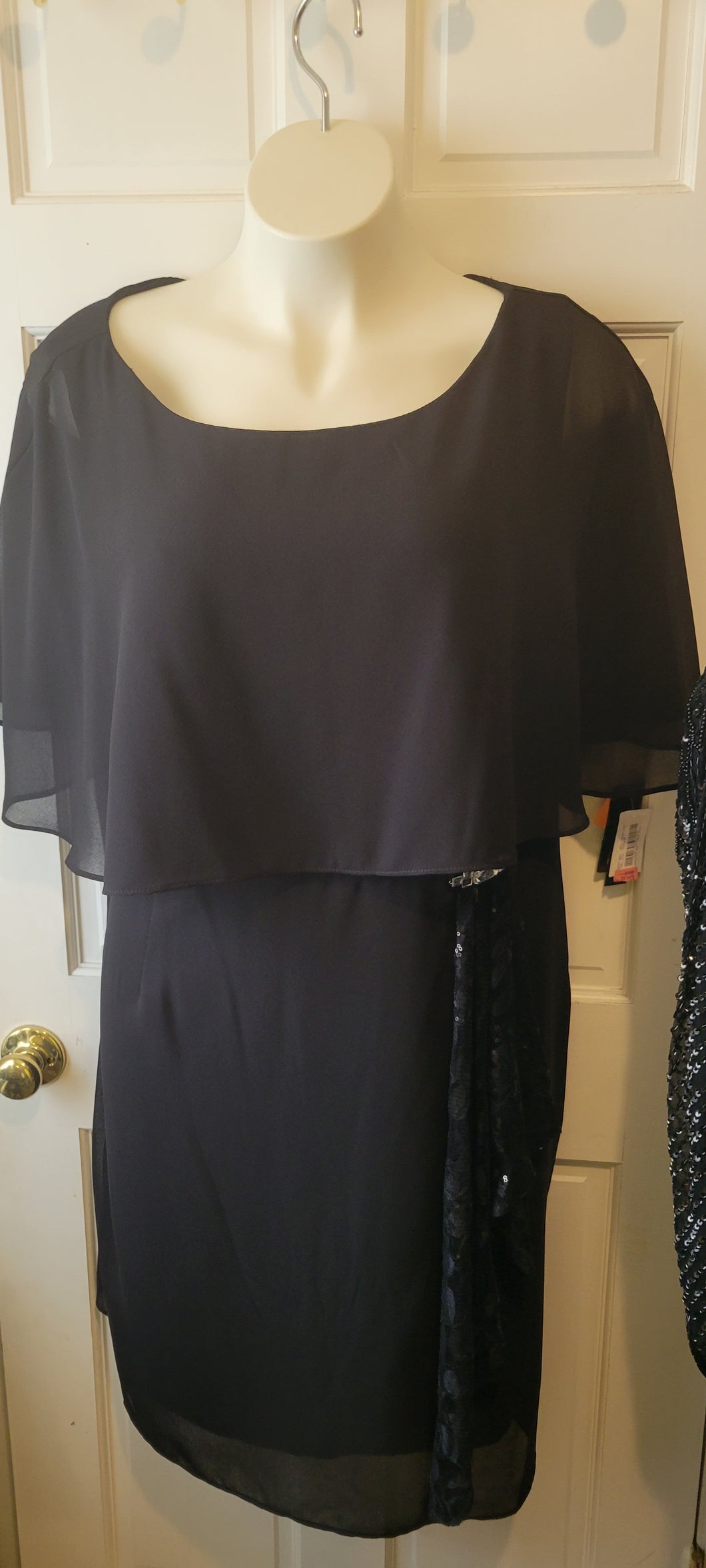 Like New Black Sheer Dress