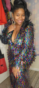 New FRINGE Sequin Dress