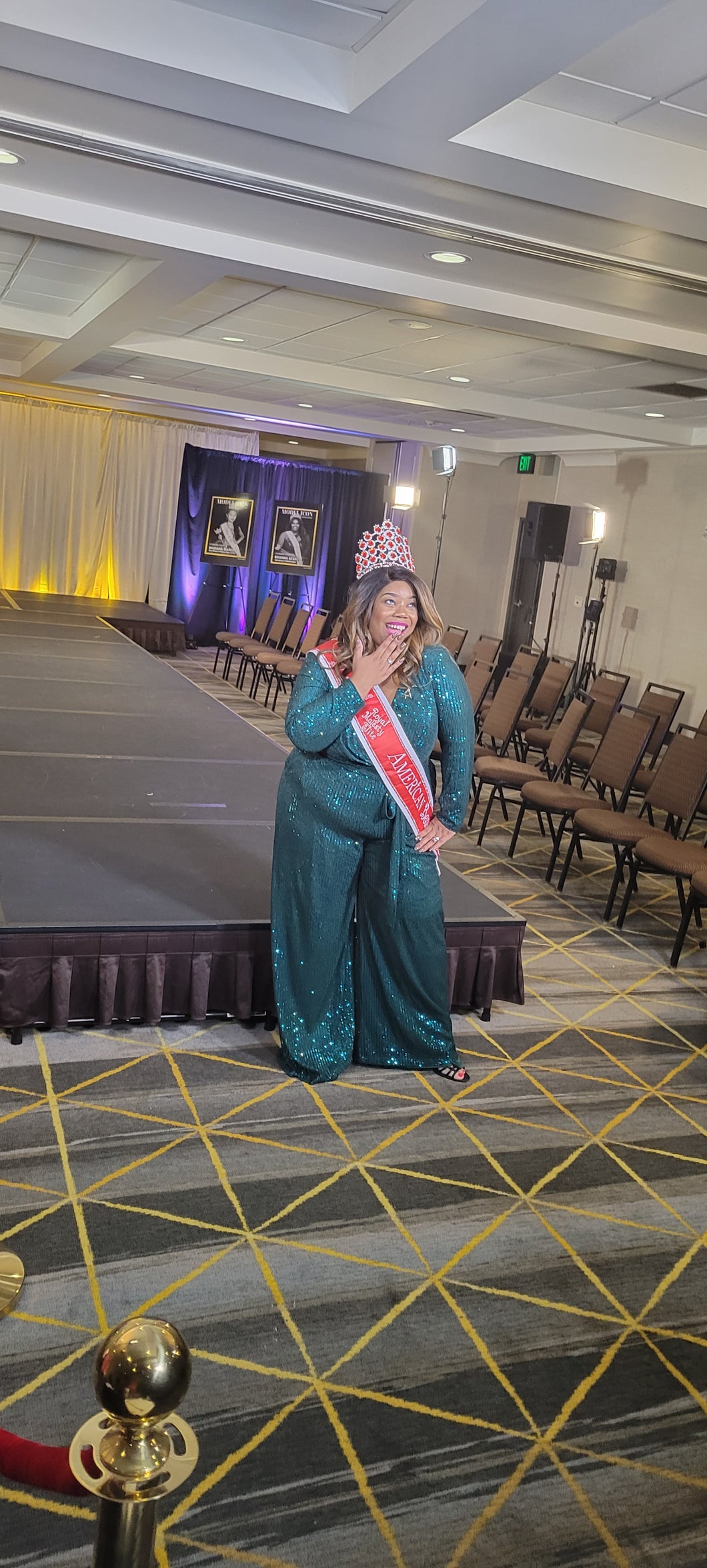 Used Green Sequon Jumper