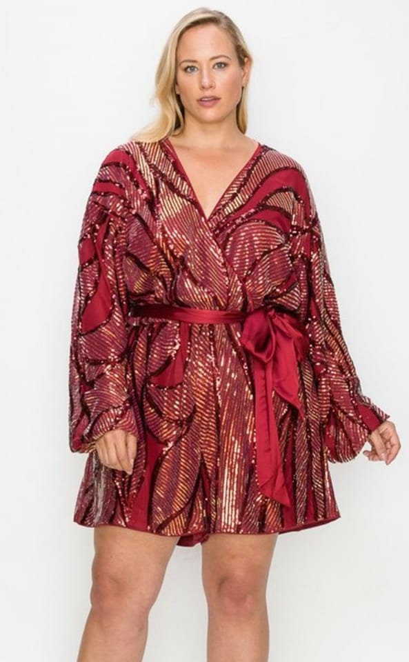 Plus Sparkle Romper
