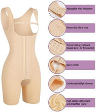 Load image into Gallery viewer, Snatched Tummy Control Shapewear Hi-waist Thigh Slimmer Full Body Shaper Open Bust
