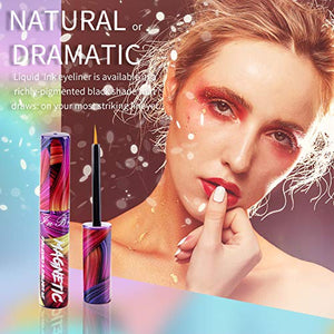 Magnetic Lashes Kit , Reusable 3D 5D Magnetic Eyelashes Set with 2 Dazzling colors Magnetic Eyeliner and Tweezer, Mink False Eyelashes Natural Look, No Glue Needed