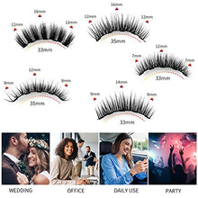Load image into Gallery viewer, Magnetic Lashes Kit , Reusable 3D 5D Magnetic Eyelashes Set with 2 Dazzling colors Magnetic Eyeliner and Tweezer, Mink False Eyelashes Natural Look, No Glue Needed
