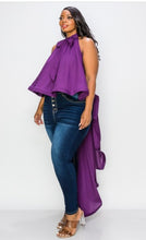 Load image into Gallery viewer, New Purple Ruffle Top
