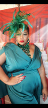 Load image into Gallery viewer, Used Green Cape Jumpsuit
