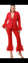 Load image into Gallery viewer, Glam Fur Sleeve Suit
