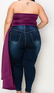 Magenta Plus Bow Top