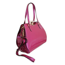 Load image into Gallery viewer, Shiny Purple Frame Handbag Set
