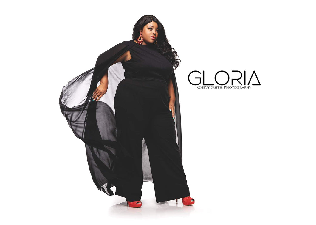 Used 4x Black Cape Jumper