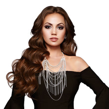 Load image into Gallery viewer, Silver Vintage Fringe Chain Necklace
